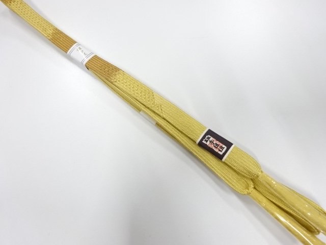 JAPANESE KIMONO / UNUSED KOREI HAND-TIED OBIJIME